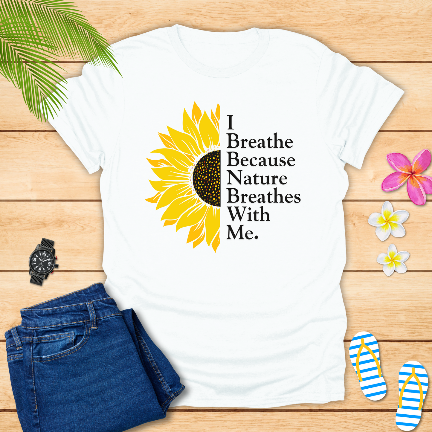 Nature And I Breath T-Shirt