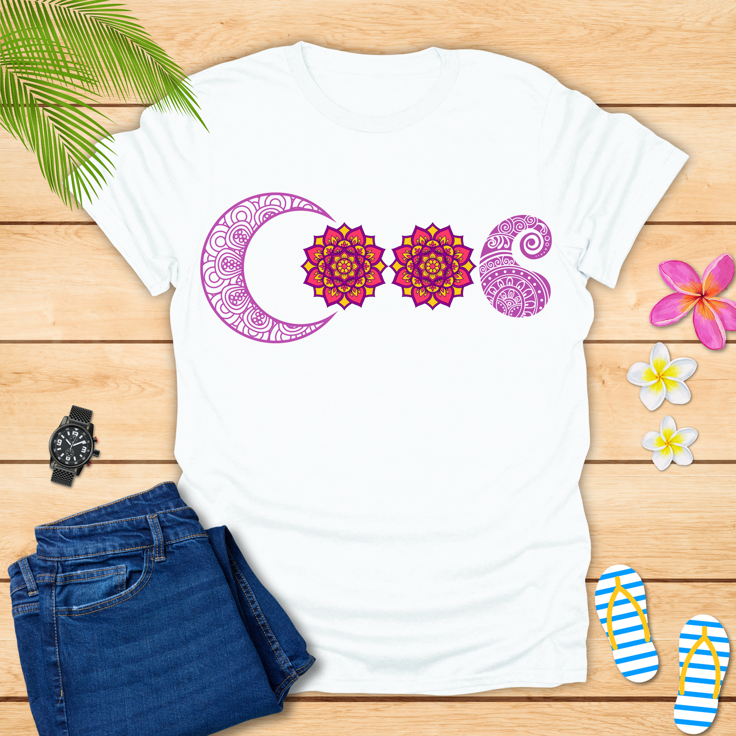 Cool Mandala Design T-Shirt