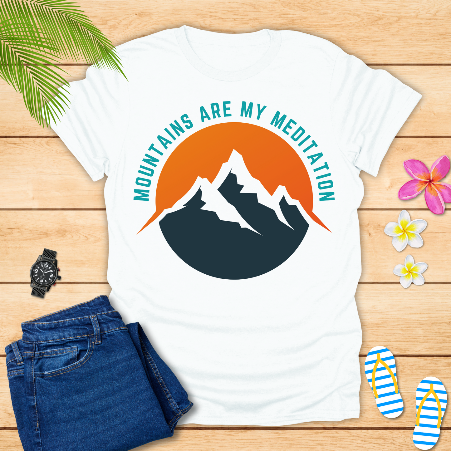 Mountains Are My Meditation T-Shirt