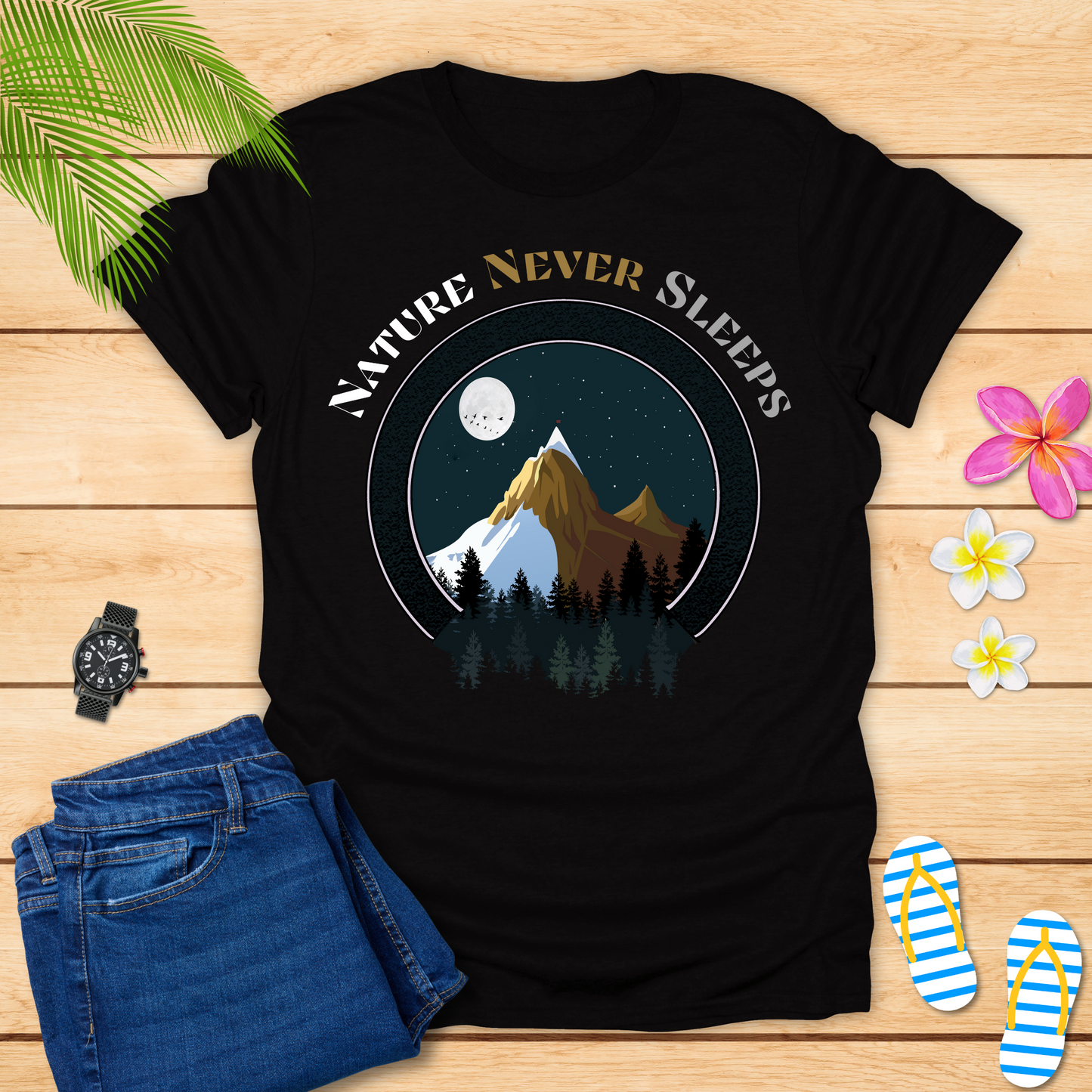 Nature Never Sleeps T-Shirt