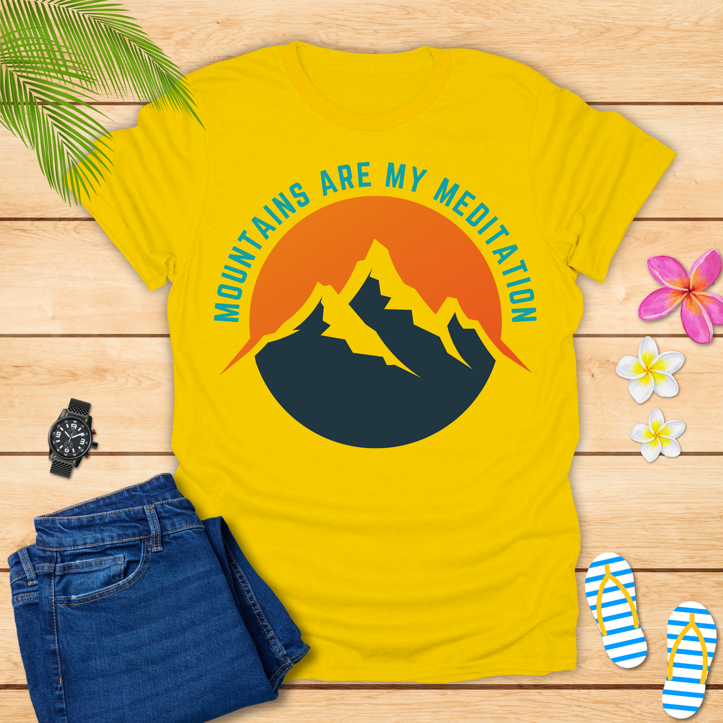 Mountains Are My Meditation T-Shirt