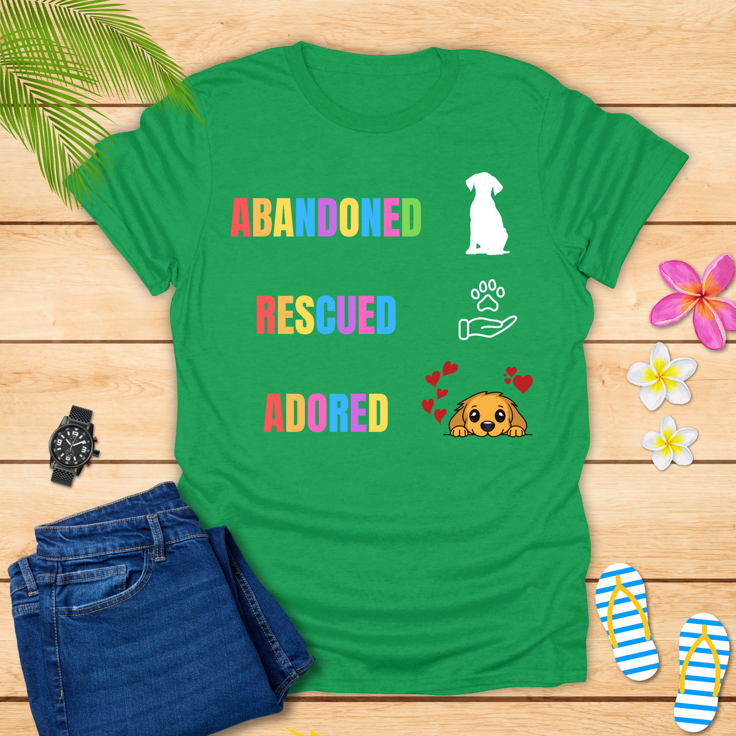 Abandoned..Rescued..Adored T-Shirt
