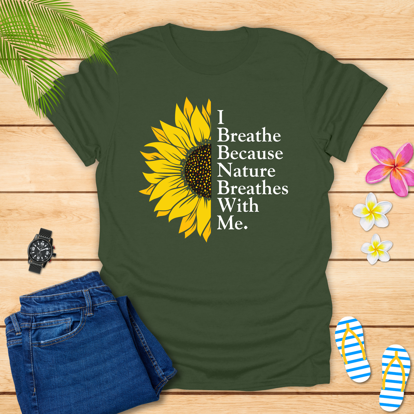 Nature And I Breath T-Shirt