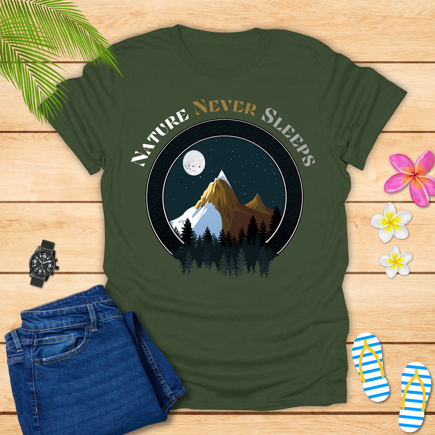 Nature Never Sleeps T-Shirt