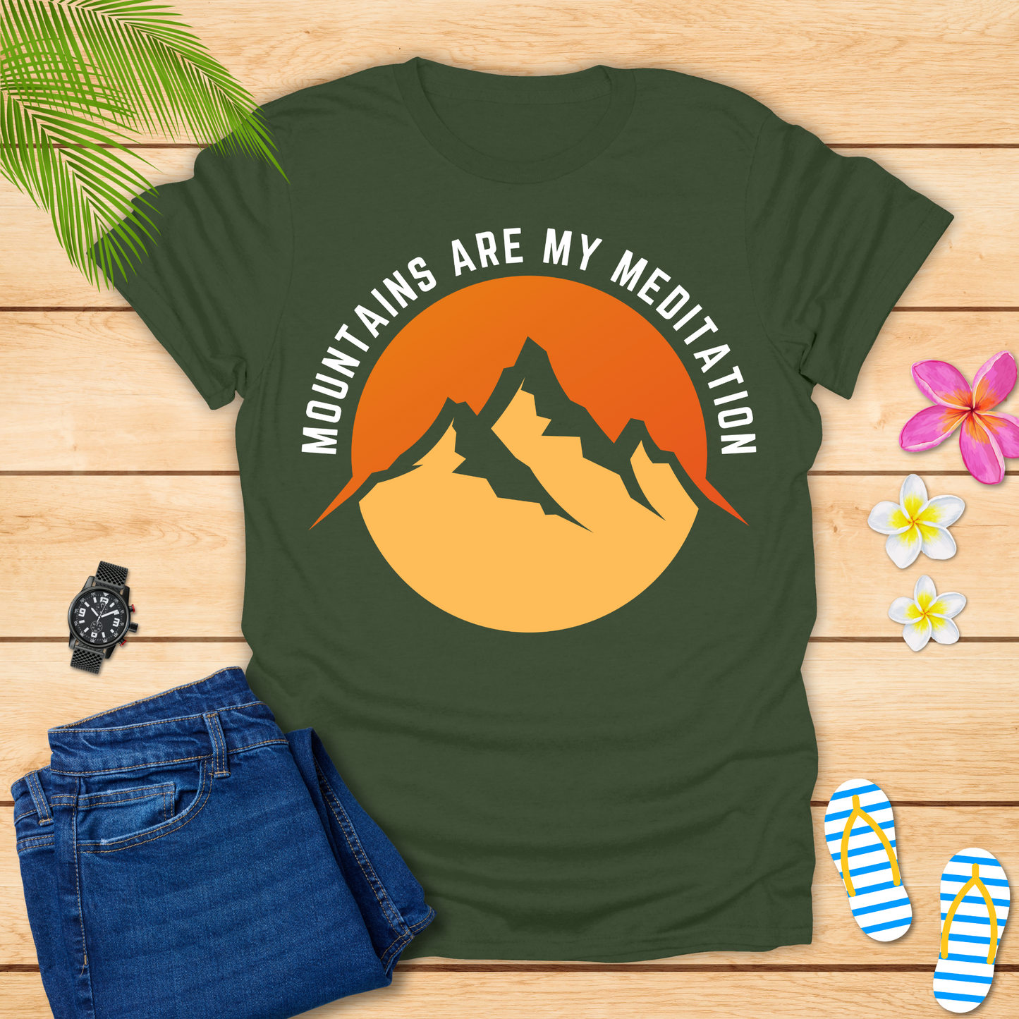 Mountains Are My Meditation T-Shirt