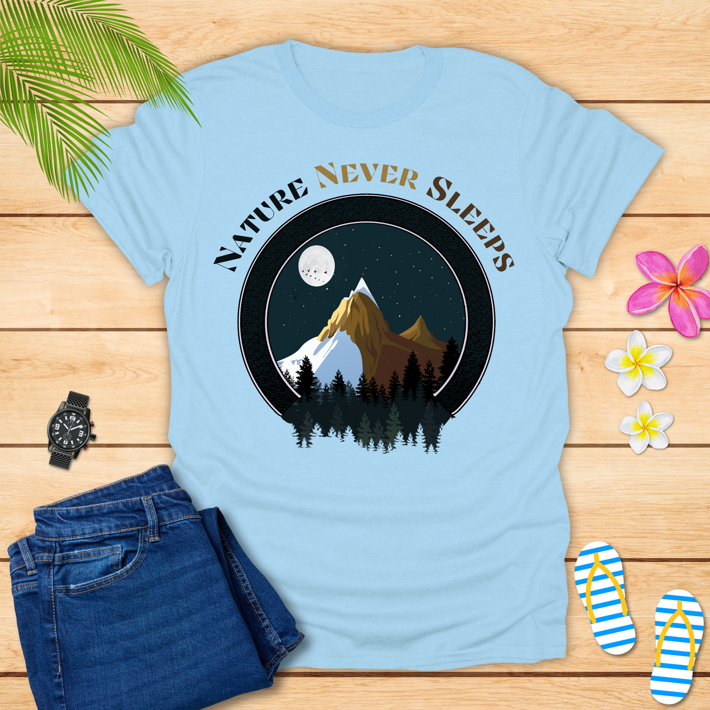 Nature Never Sleeps T-Shirt