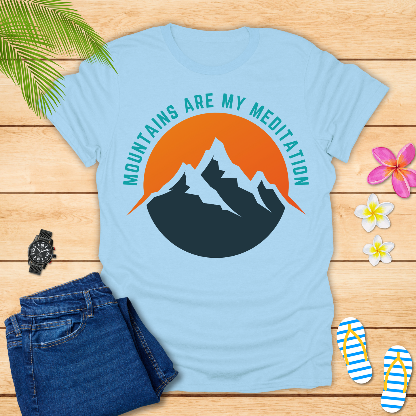 Mountains Are My Meditation T-Shirt
