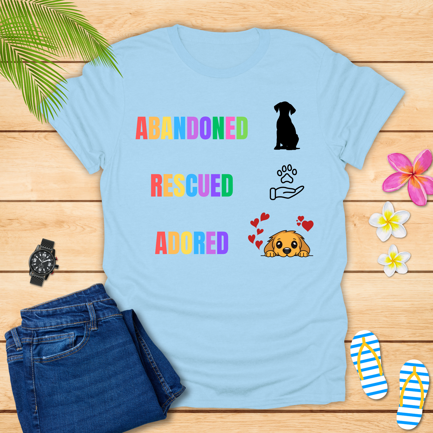 Abandoned..Rescued..Adored T-Shirt