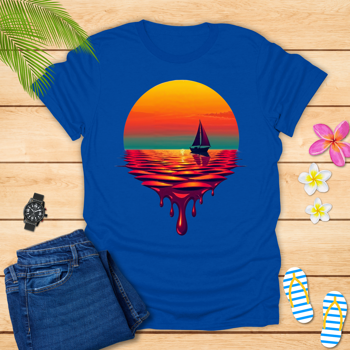 Ocean Embraces Sunset T-Shirt