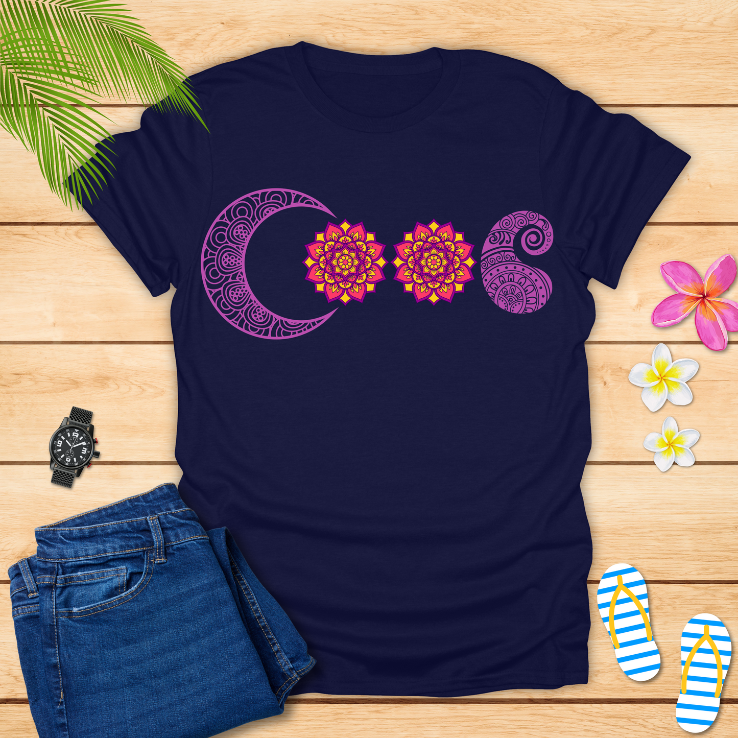 Cool Mandala Design T-Shirt