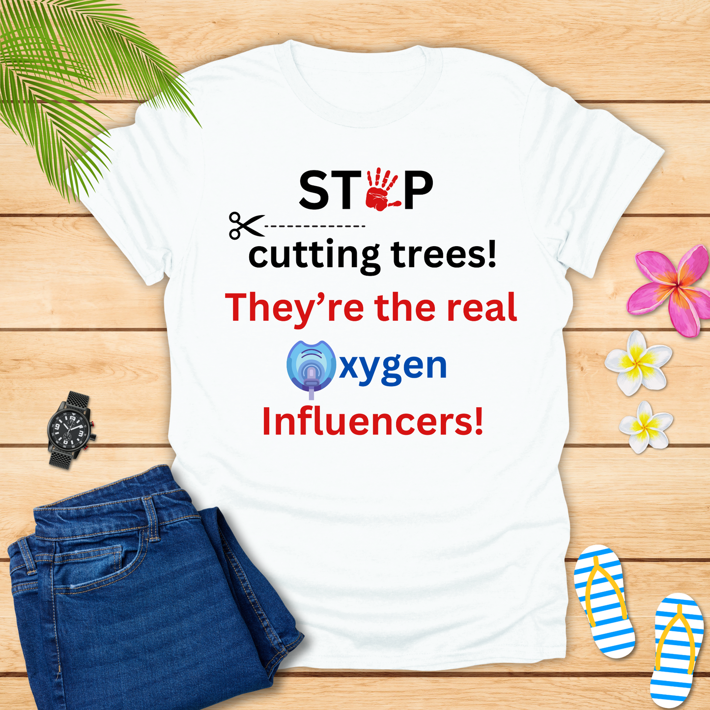 Stop Cutting Trees T-Shirt