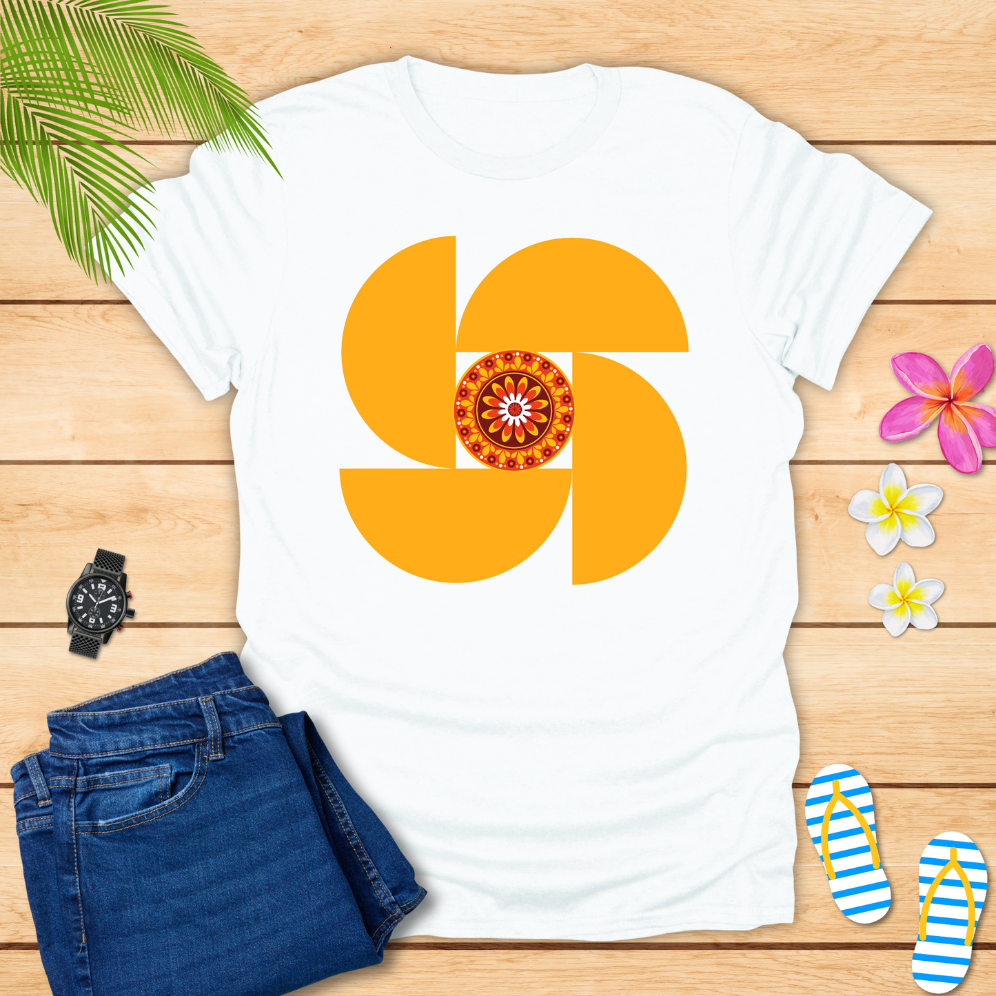 Floral Mandala T-Shirt