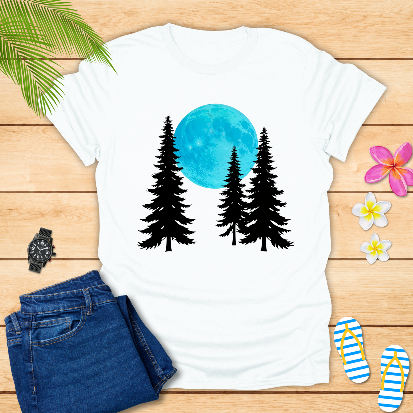 Surreal Blue Moon T-Shirt