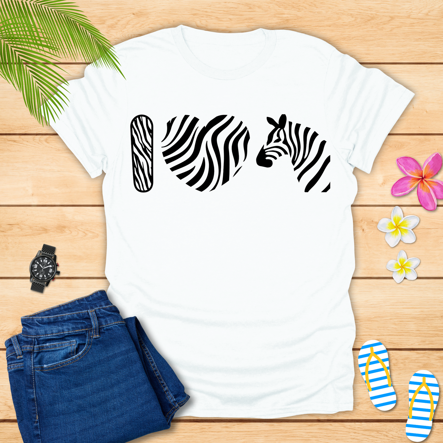 I Love Zebra T-Shirt