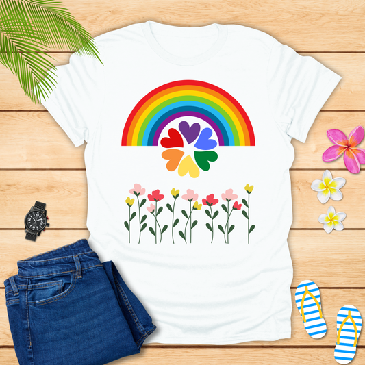 Petals With Rainbow T-Shirt