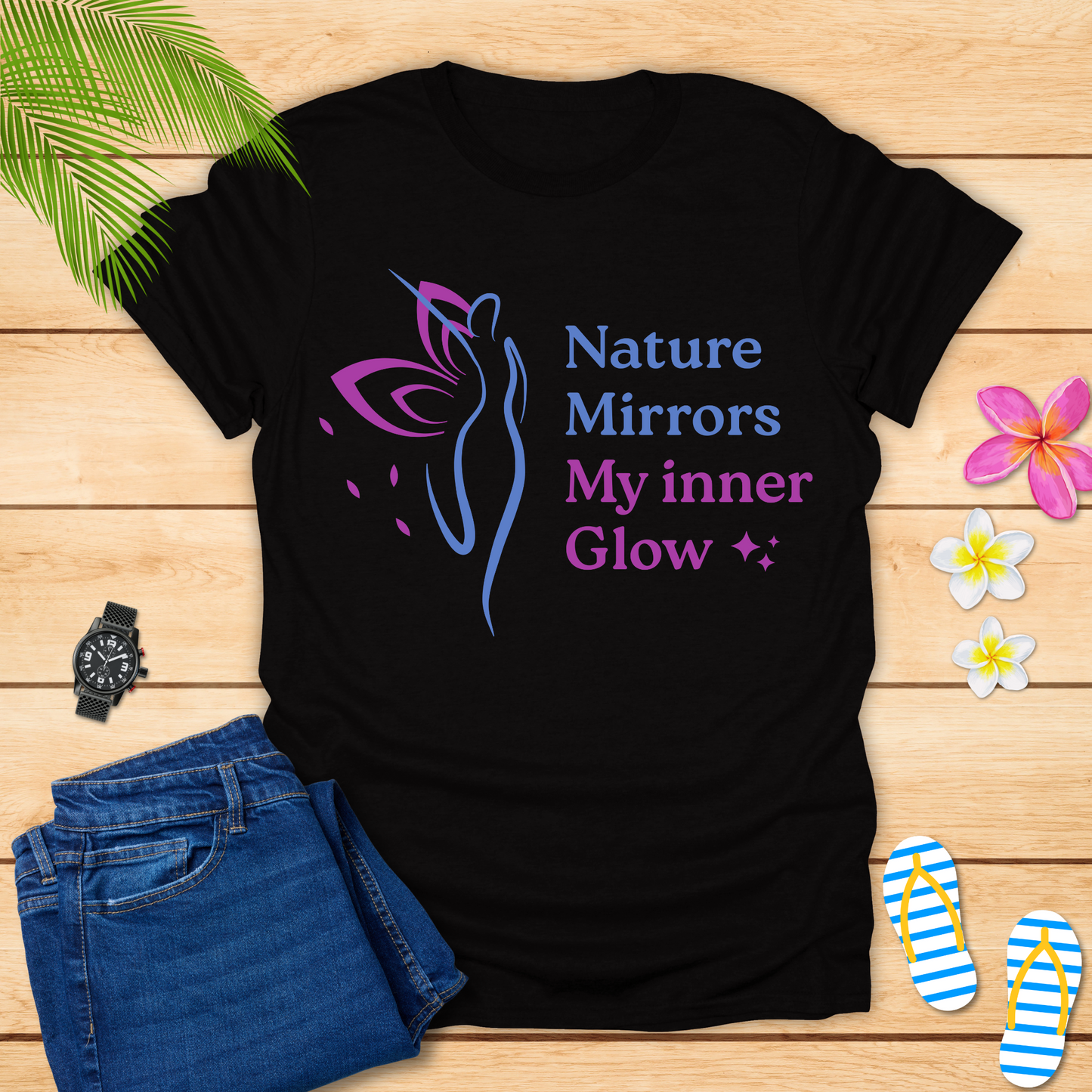Nature Mirrors My Glow T-Shirt