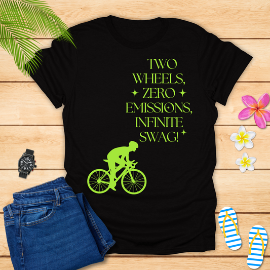 Two Wheels Zero Emission T-Shirt