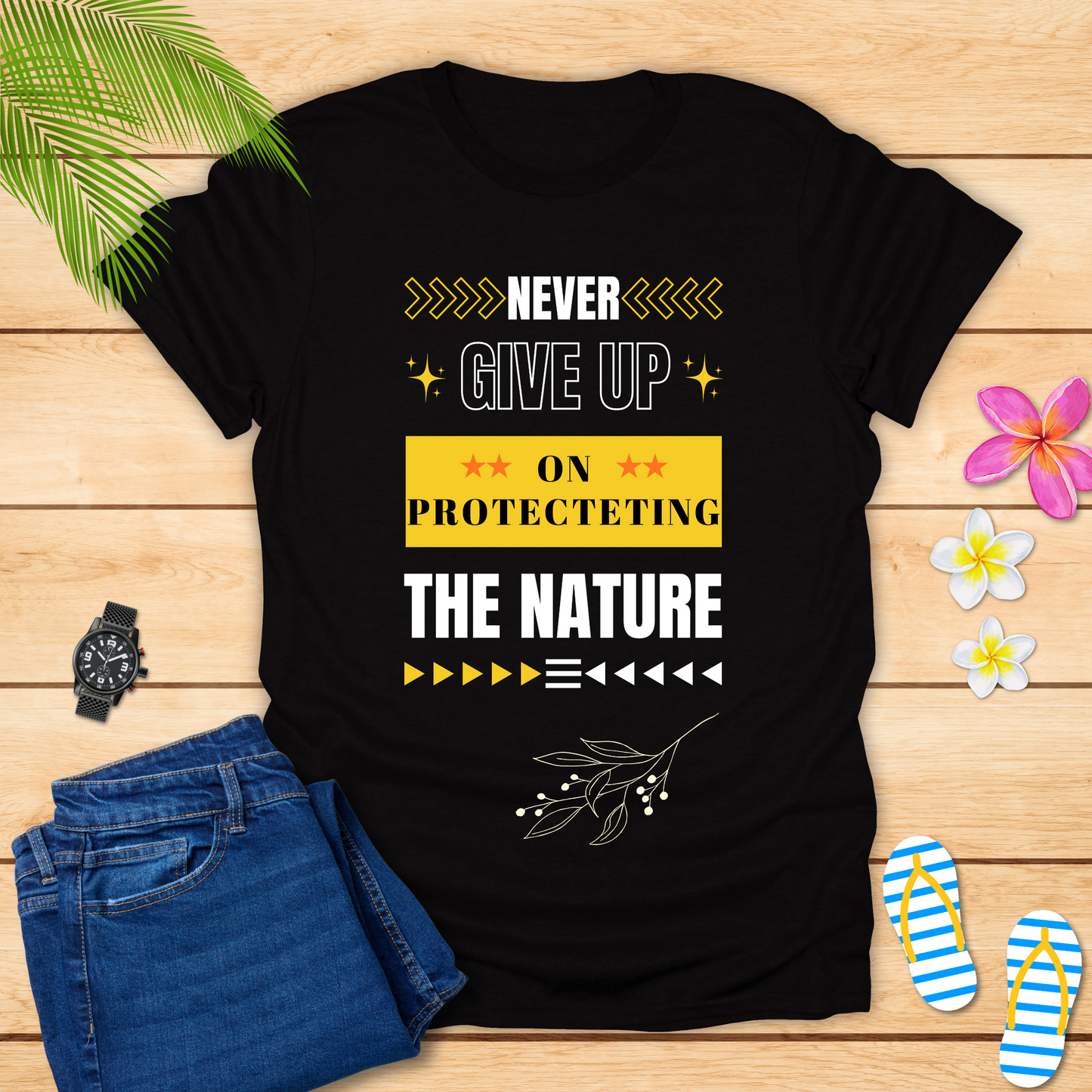 Never Give Up T-Shirt