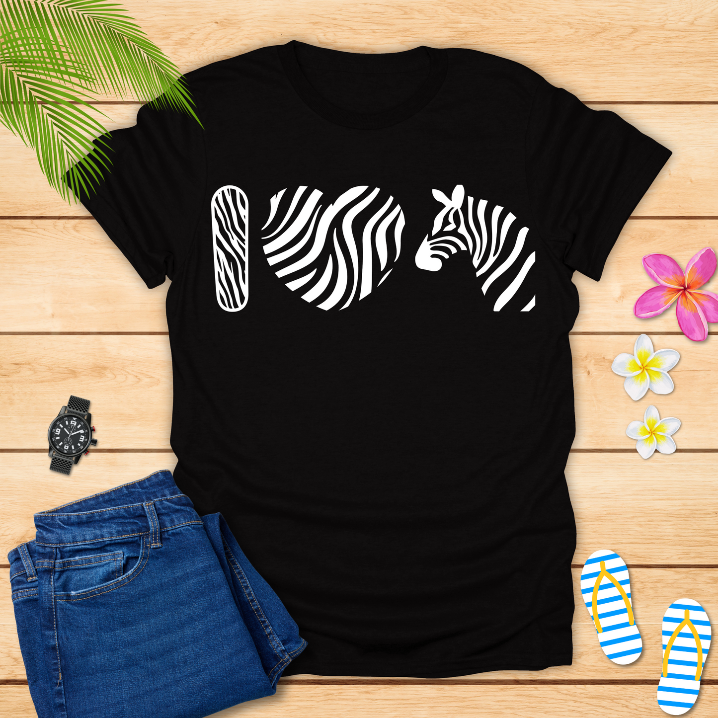 I Love Zebra T-Shirt