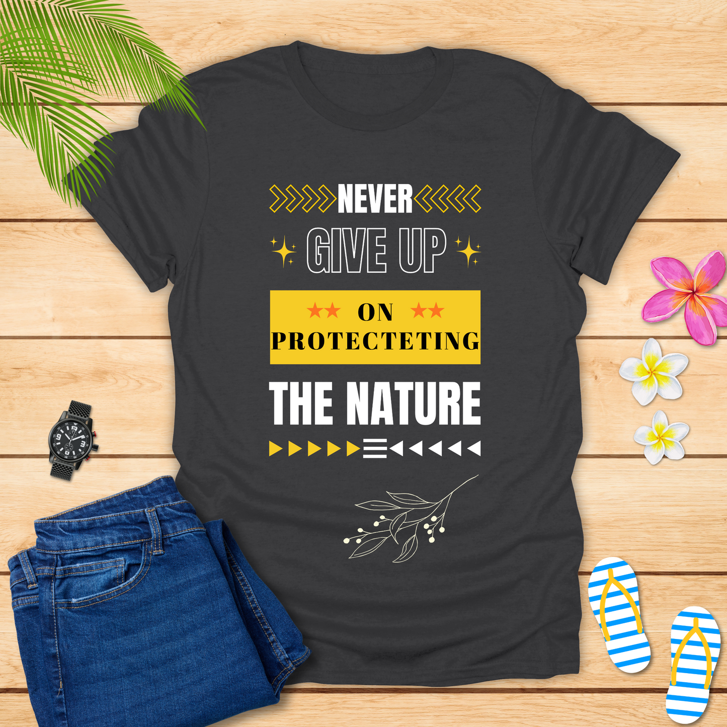 Never Give Up T-Shirt