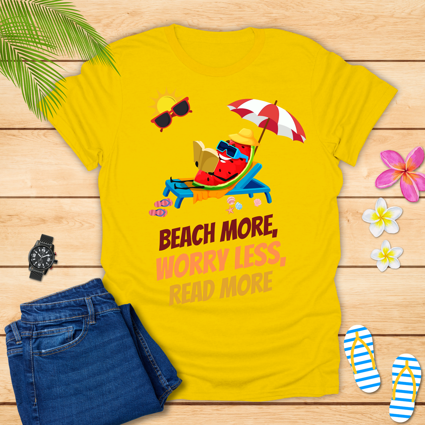 Beach More Worry Less T-Shirt