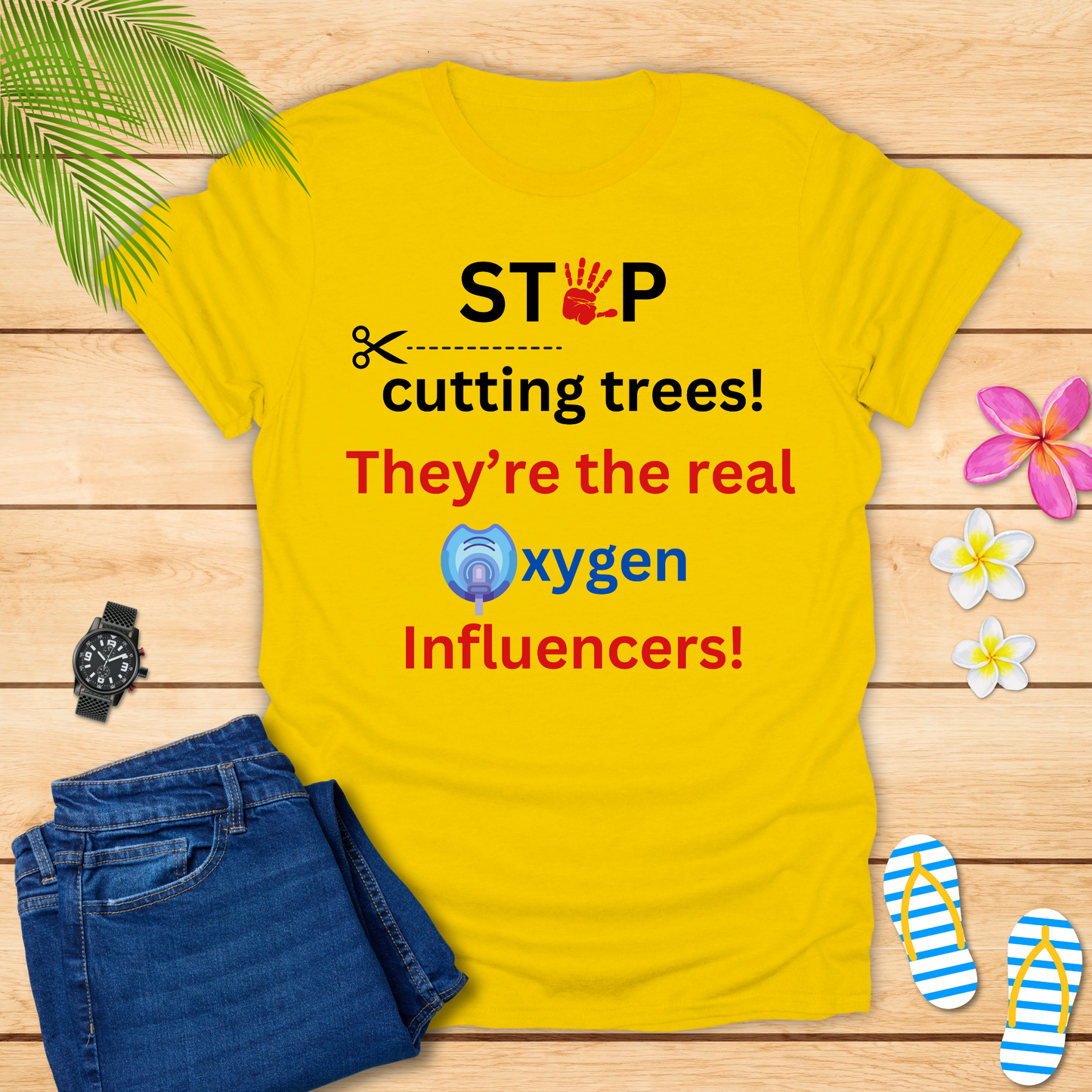 Stop Cutting Trees T-Shirt