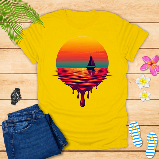 Ocean Embraces Sunset T-Shirt