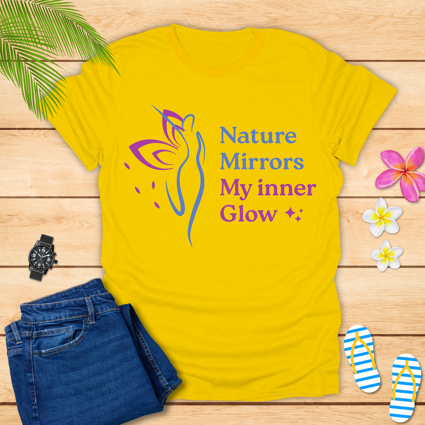 Nature Mirrors My Glow T-Shirt