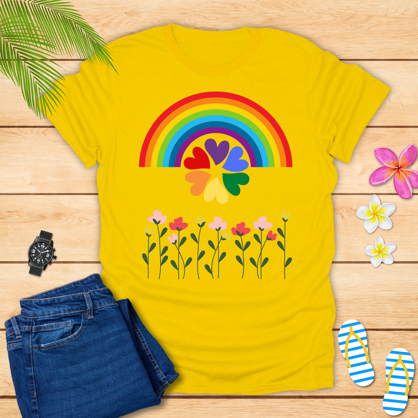 Petals With Rainbow T-Shirt