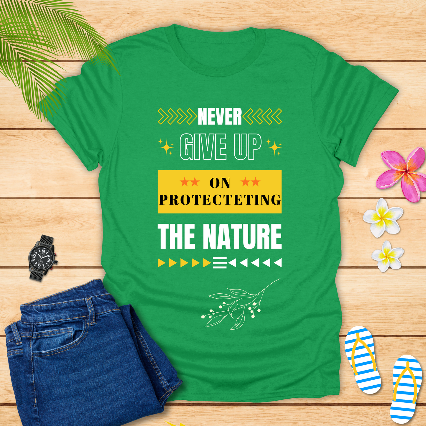 Never Give Up T-Shirt