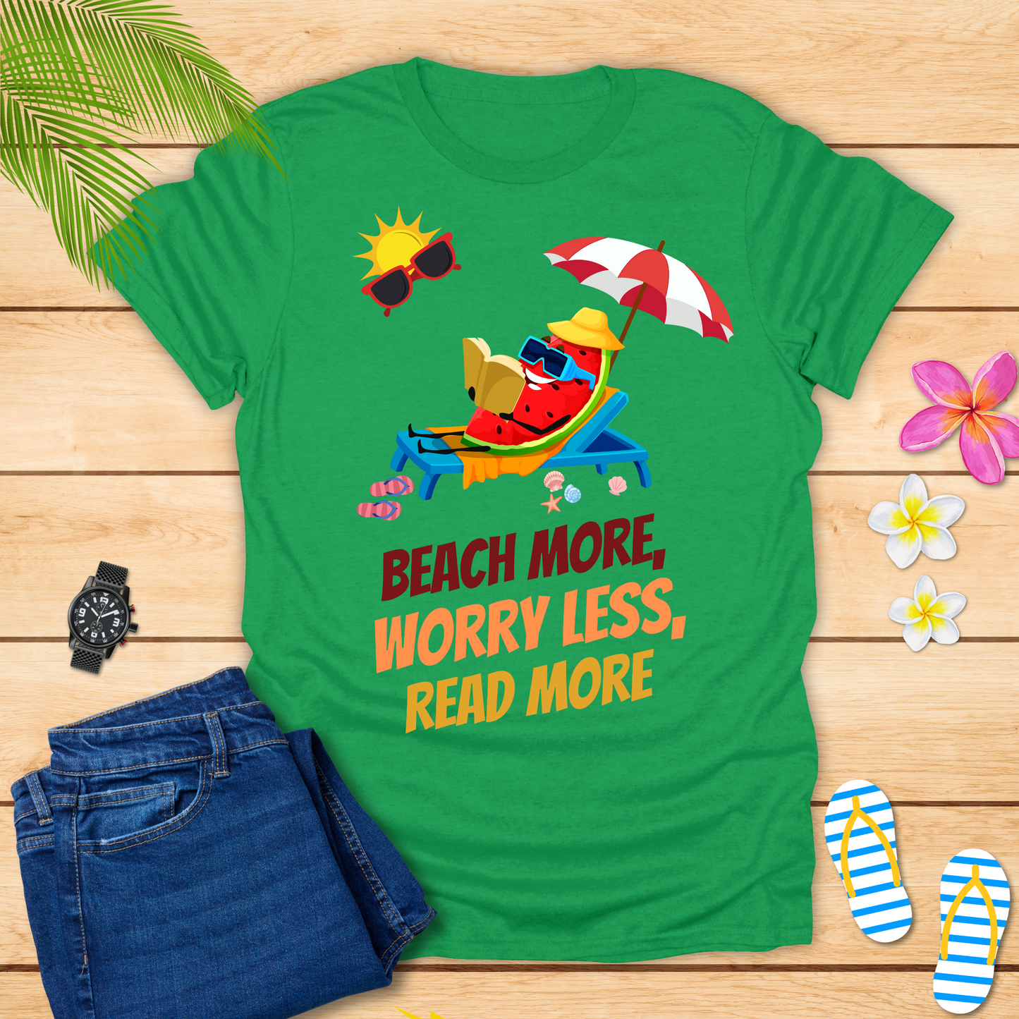 Beach More Worry Less T-Shirt
