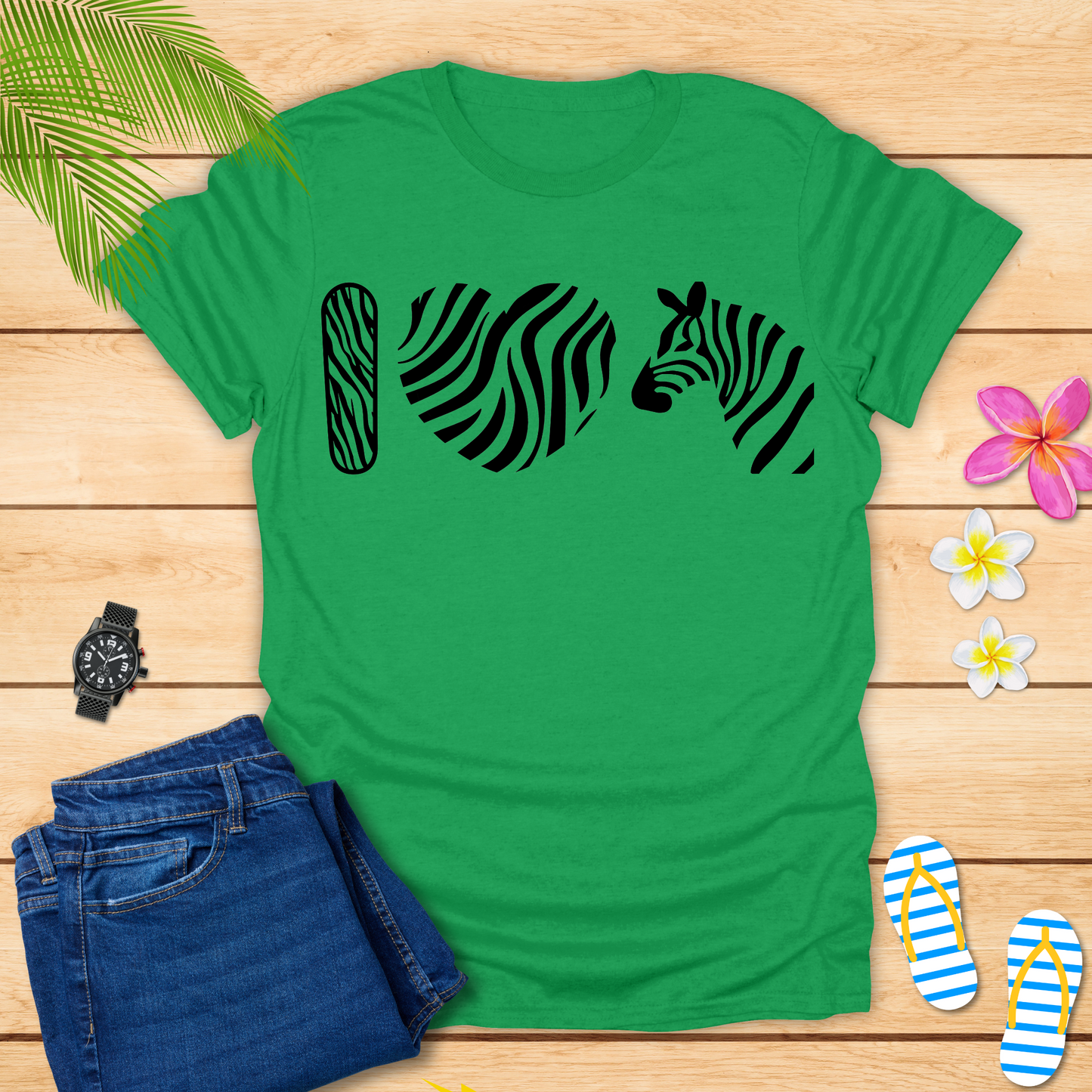 I Love Zebra T-Shirt