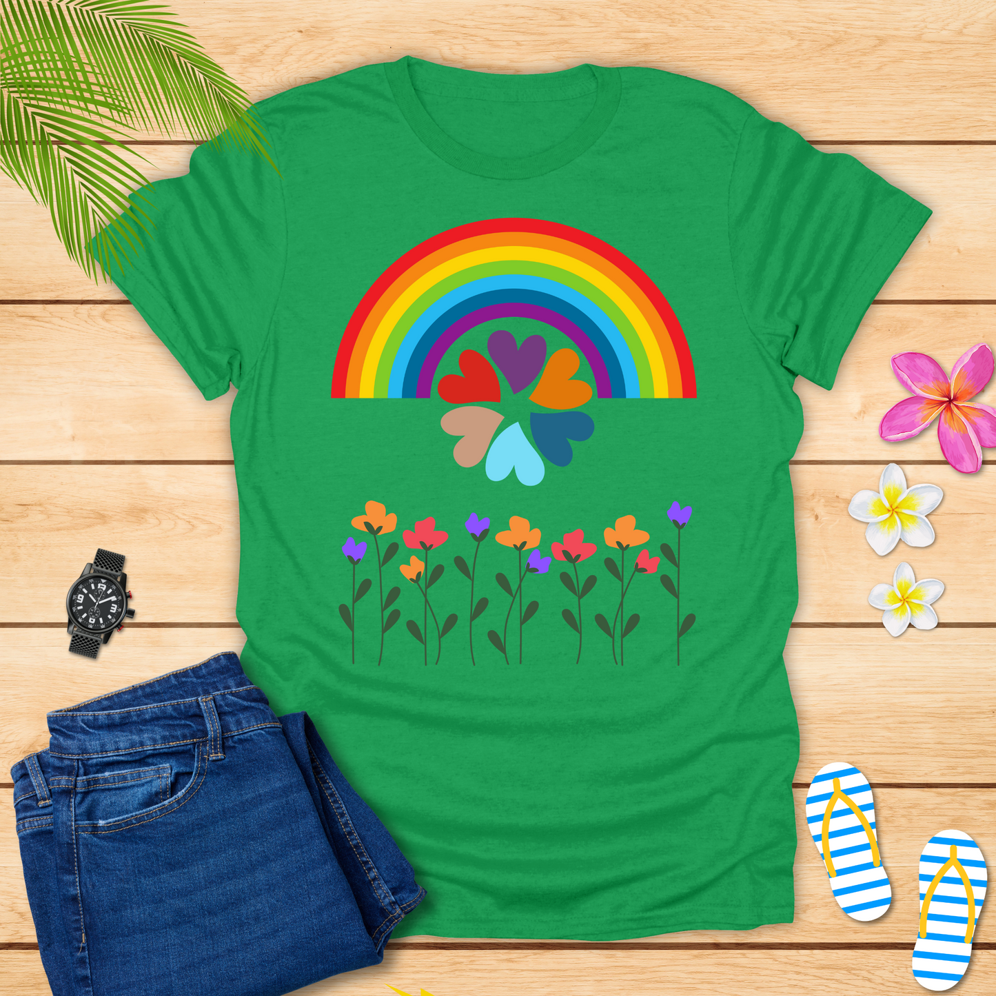 Petals With Rainbow T-Shirt