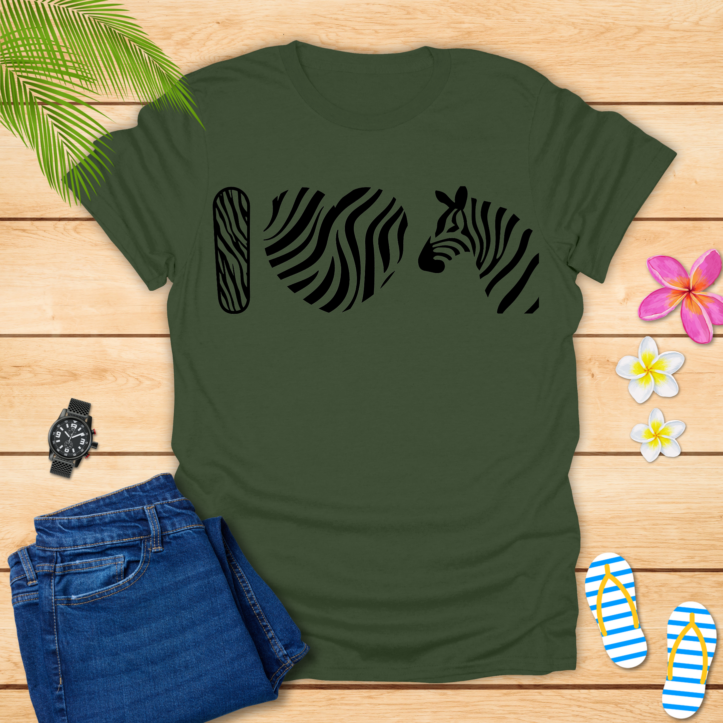 I Love Zebra T-Shirt