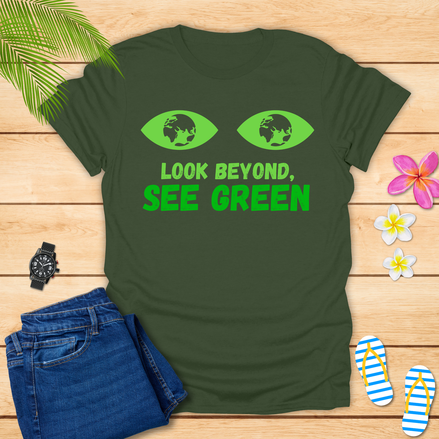 Look Beyond See Green T-Shirt