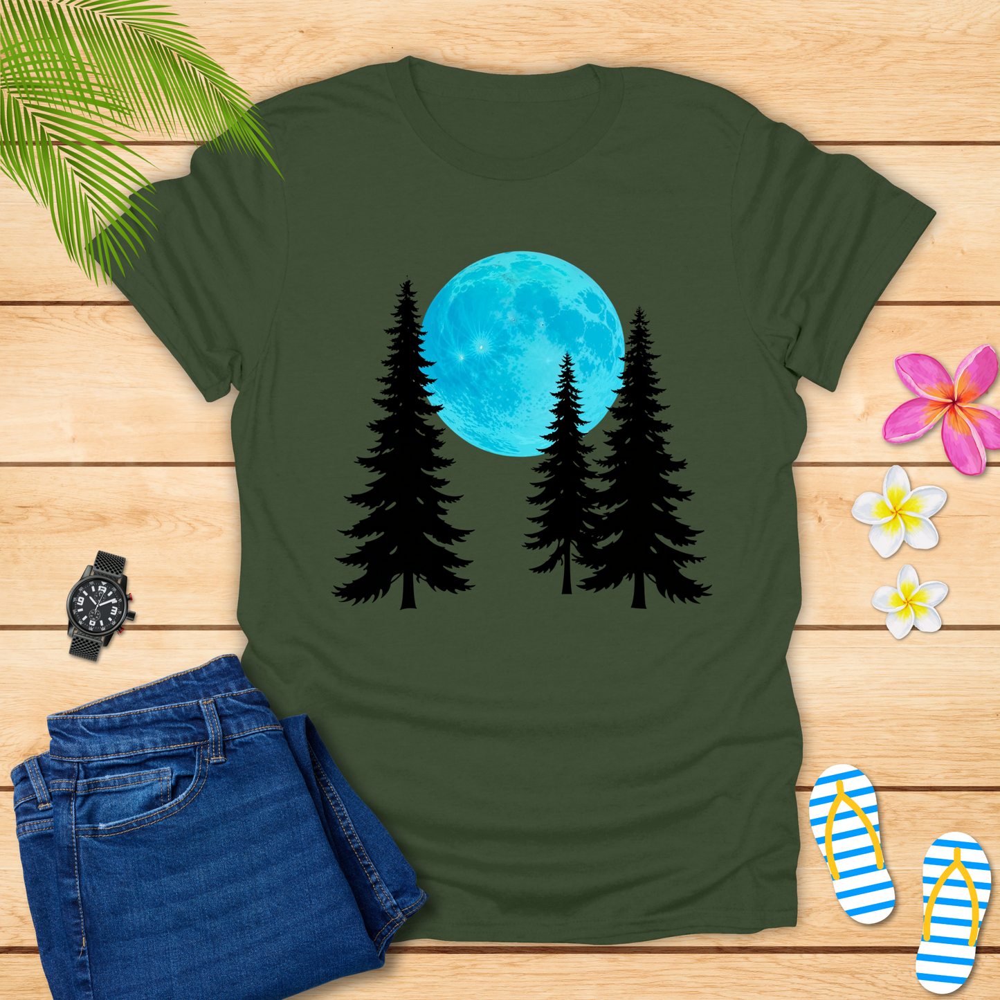 Surreal Blue Moon T-Shirt