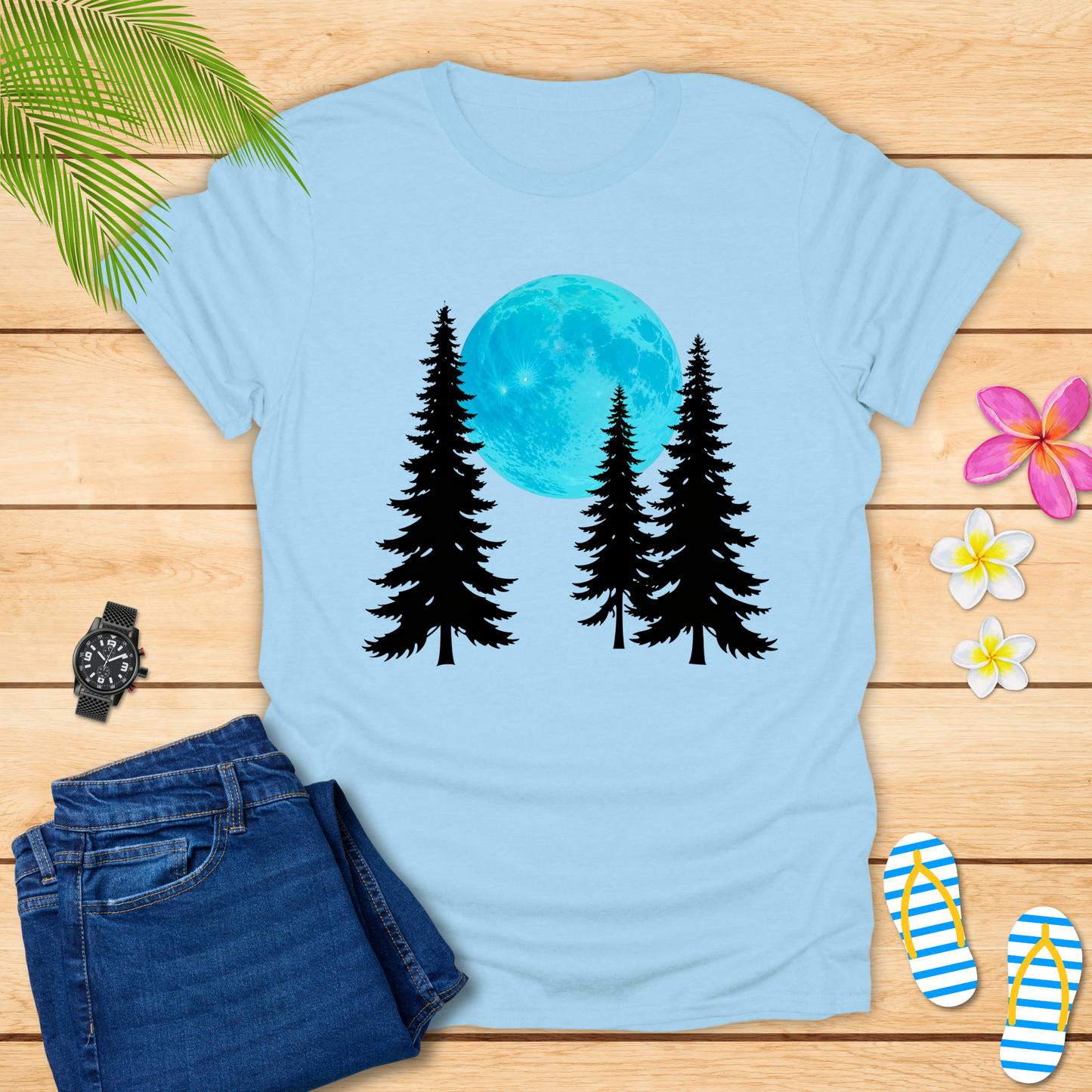 Surreal Blue Moon T-Shirt