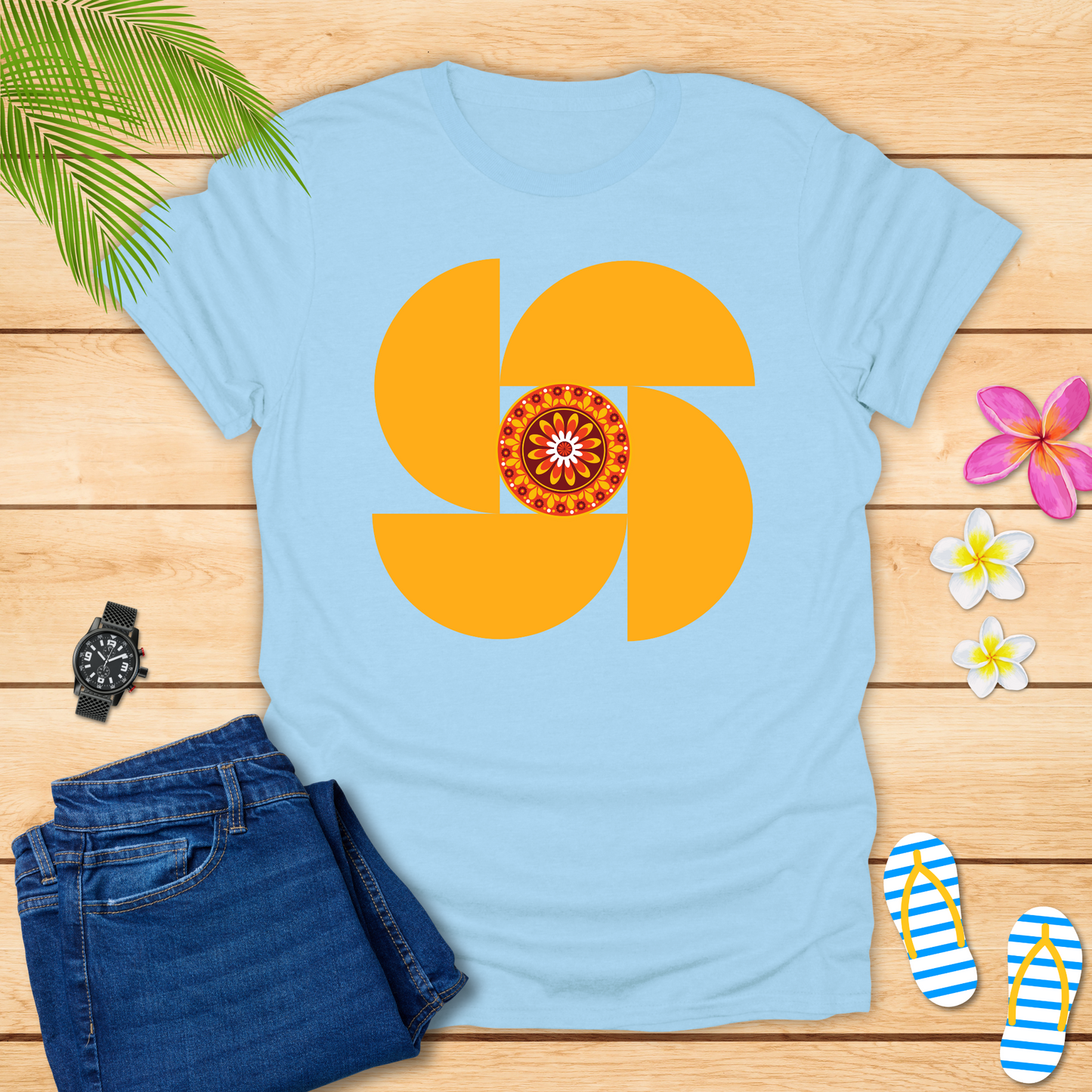 Floral Mandala T-Shirt