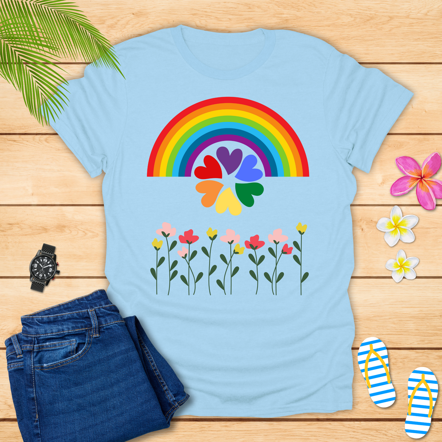 Petals With Rainbow T-Shirt