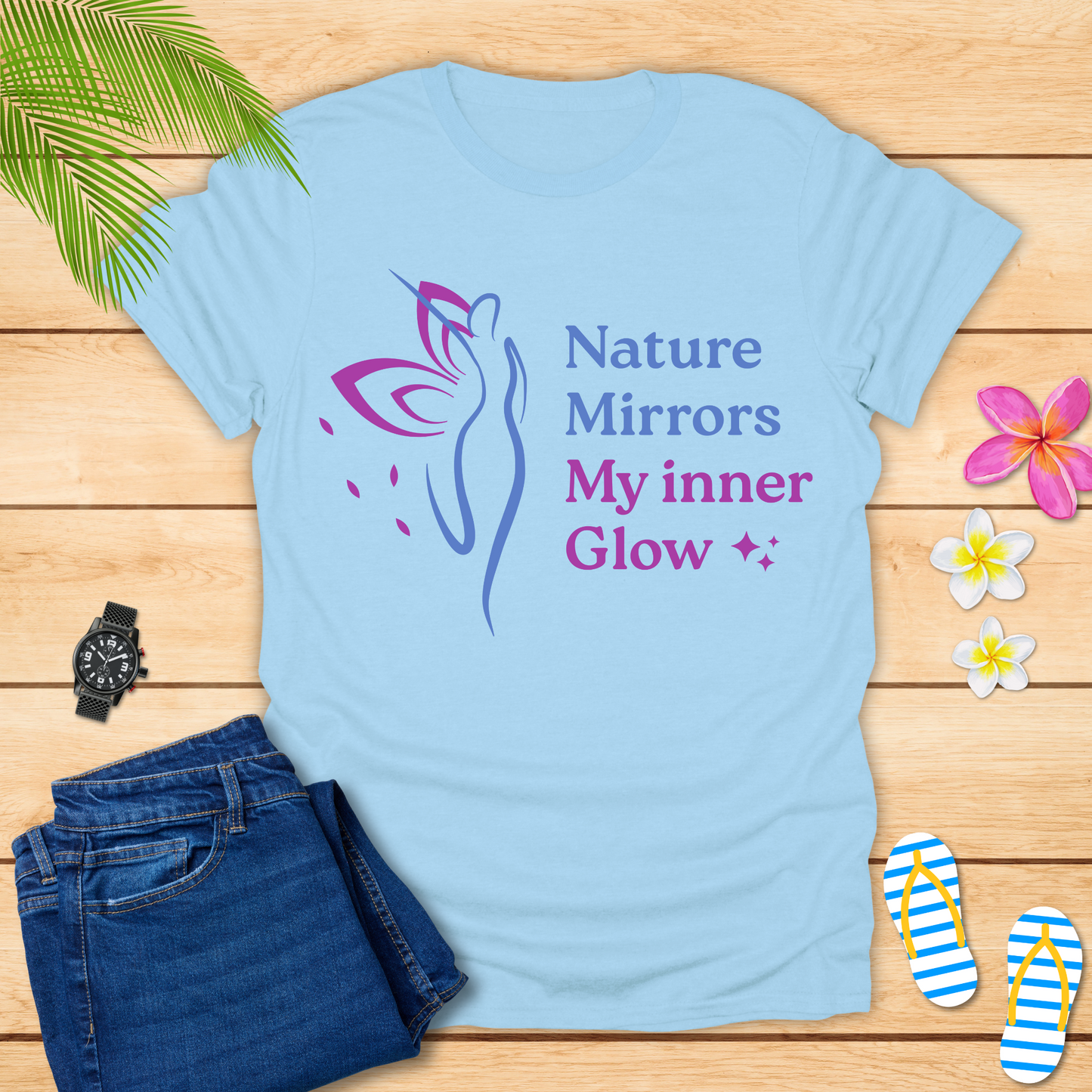 Nature Mirrors My Glow T-Shirt