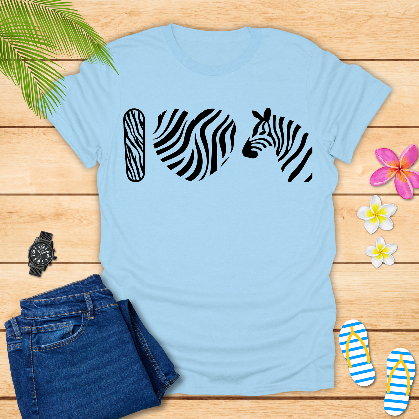 I Love Zebra T-Shirt