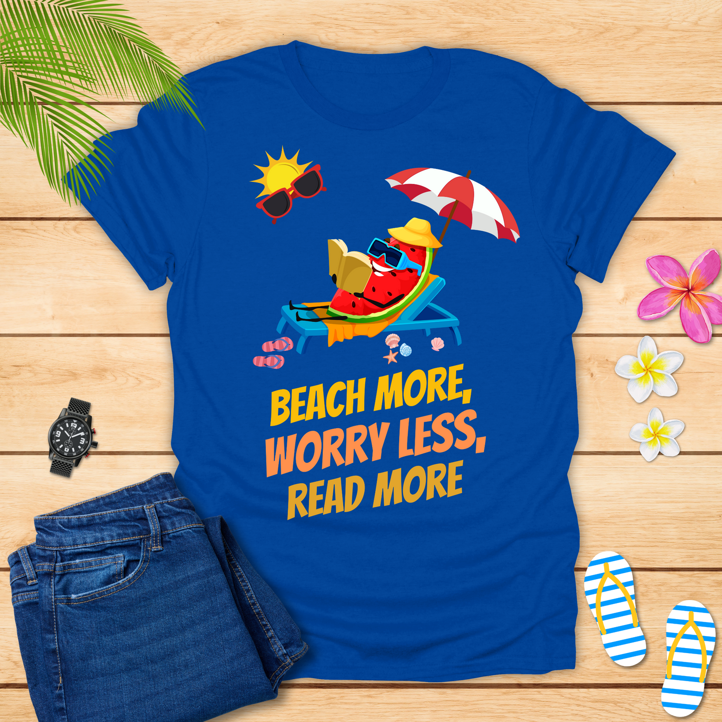 Beach More Worry Less T-Shirt