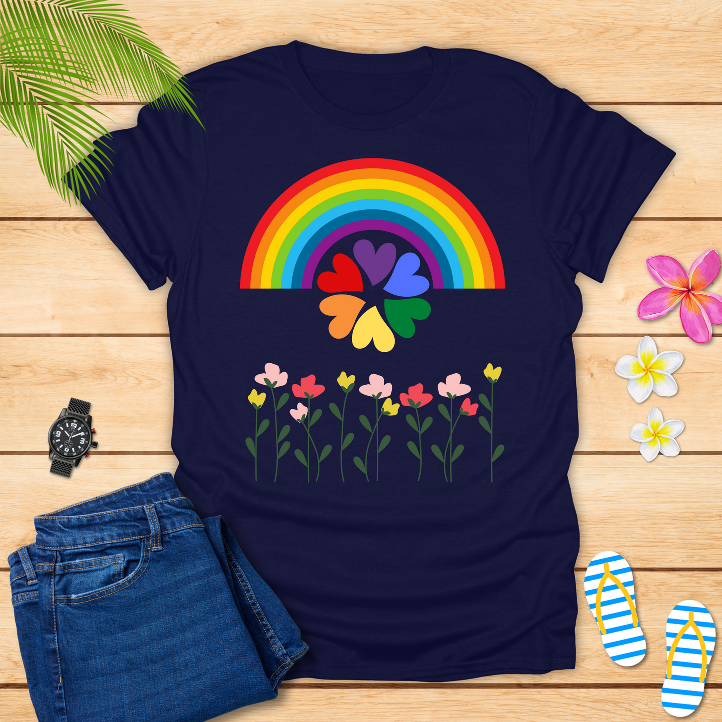 Petals With Rainbow T-Shirt