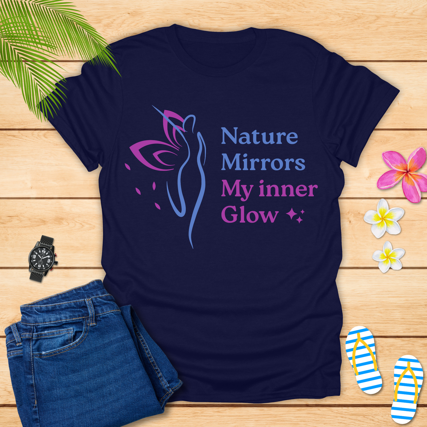 Nature Mirrors My Glow T-Shirt