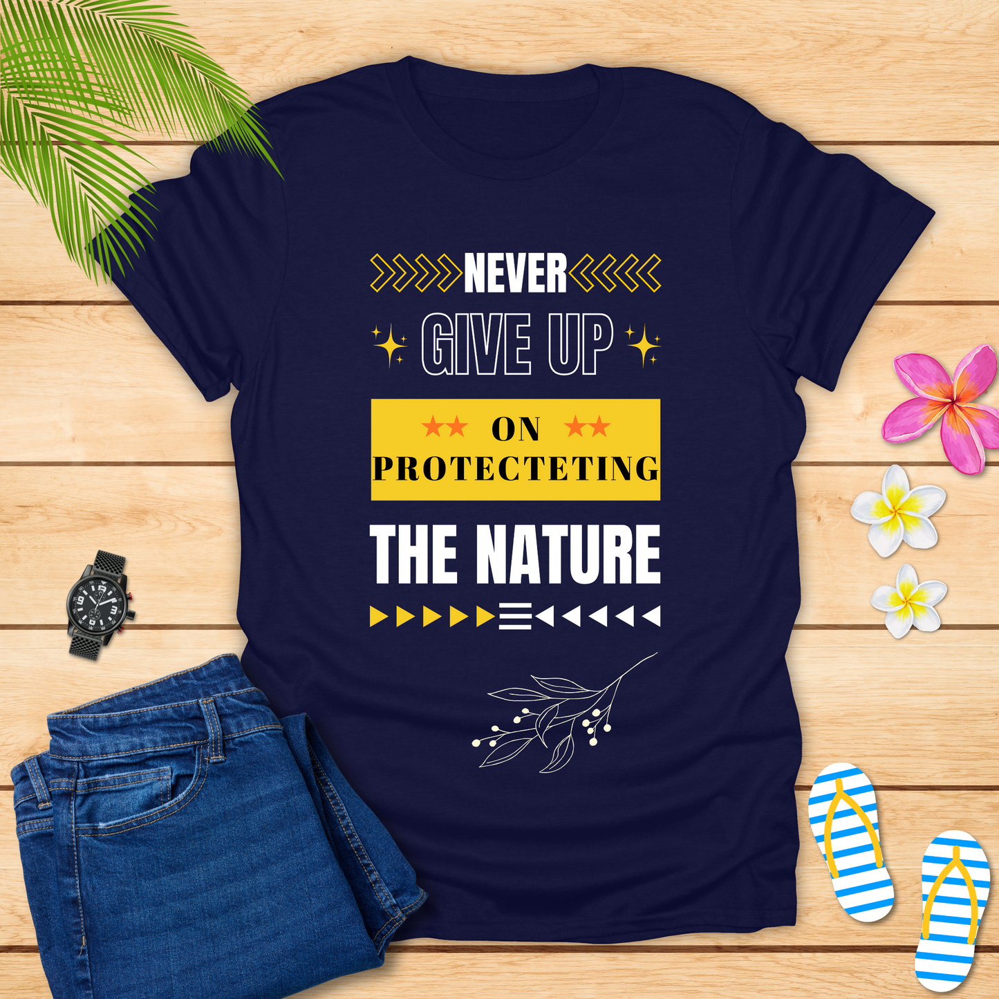 Never Give Up T-Shirt