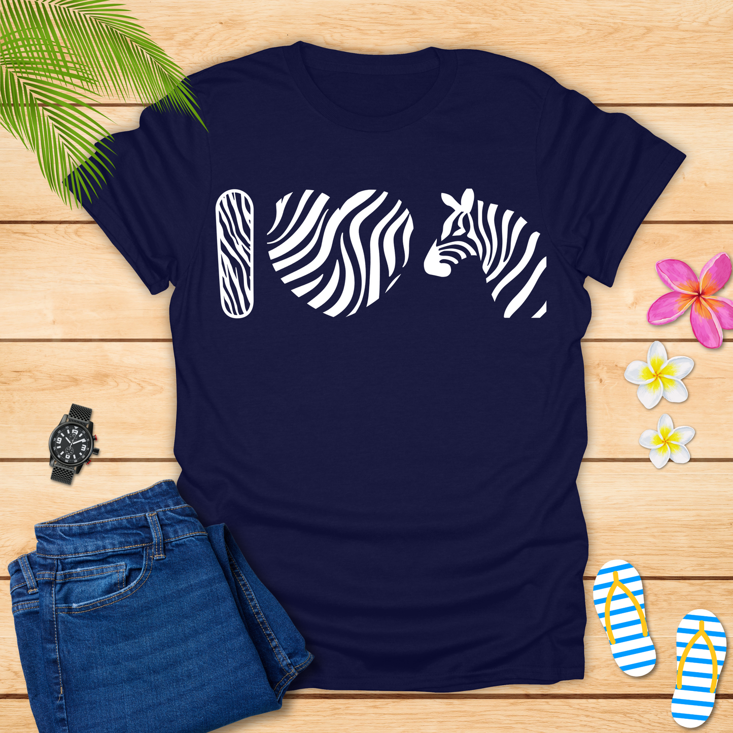 I Love Zebra T-Shirt